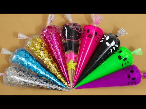 Making Slime with Piping Bags! Most Satisfying Slime Video★ASMR★#ASMR #PipingBags
