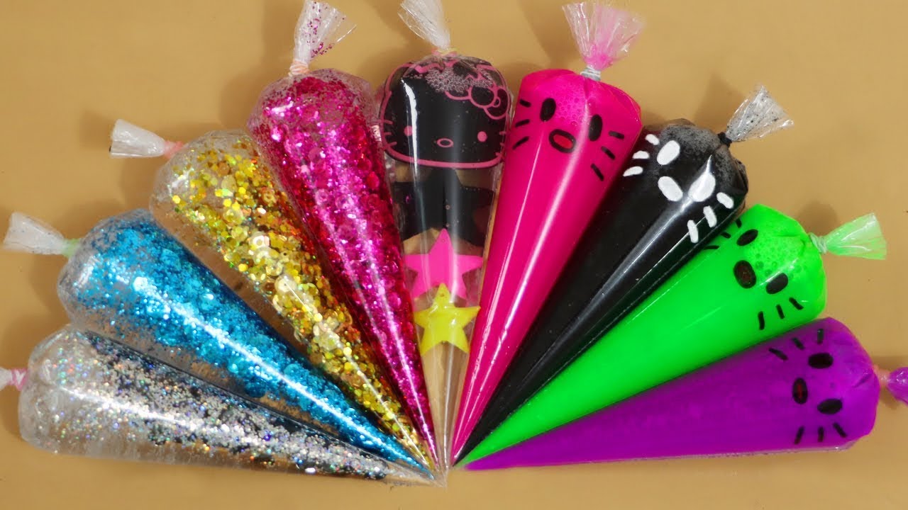 Making Slime with Piping Bags! Most Satisfying Slime Video★ASMR★