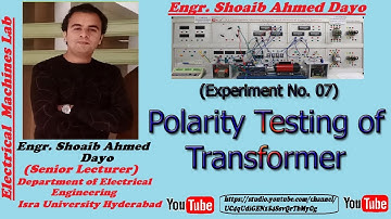 Polarity Testing of Transformer (Experiment No. 07) | Electrical Engineering