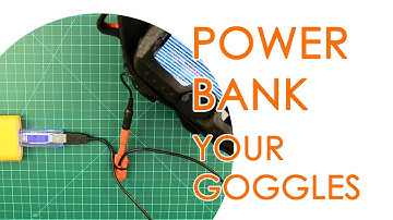 How to power your FPV Goggles from a 5V Powerbank (ft. Quanum V2 Pro goggles) - QUICK GUIDE