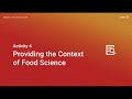 Mastering Matter Through Food Science Exploration
