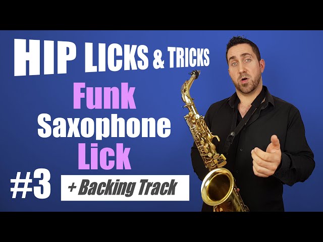 Hip Licks and Tricks #3 - Funk Lick Saxophone Lesson class=