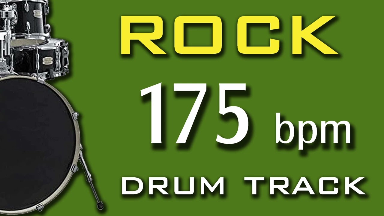 175 BPM - 4/4 DRUM TRACK - ROCK