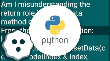 Qt : setData method in a QAbstractItemModel