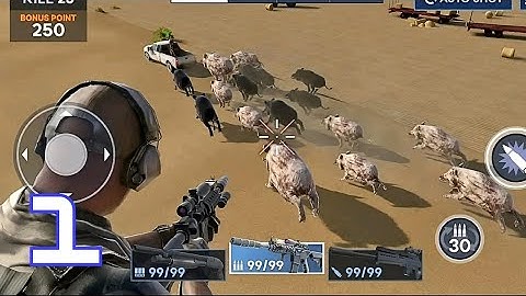 Heli Hog Hunt - Sniper Game Android Gameplay Part 1