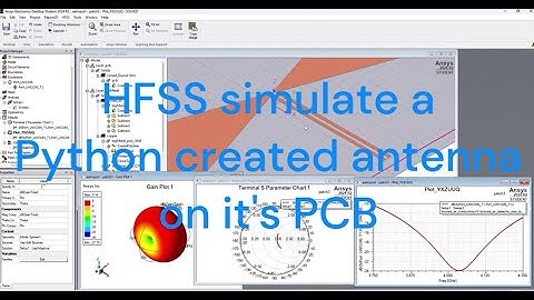 Controlling Ansoft HFSS with Python using PyAedt