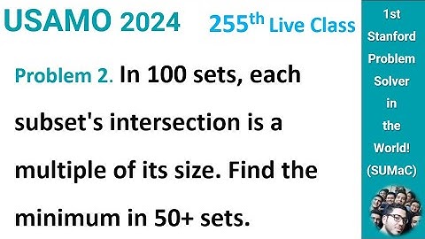 USAMO 2024 Problem 2 Solution | 2025 Prep: USAJMO Tutor Course, AIME, AMC 12/10/8, MathCounts Review