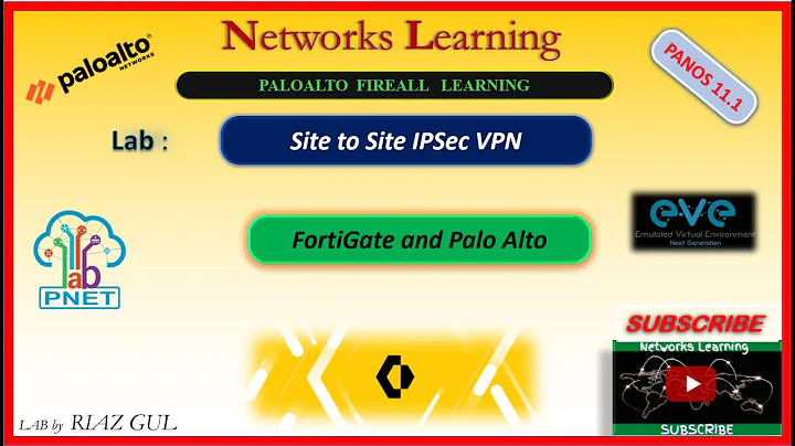 13- Palo Alto  11.1 Site-to-Site VPN with FortiGate 7.2 | IKEv2 | Policy Based VPN