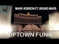 Fountains of Bellagio Water Show Las Vegas 4K | Uptown Funk