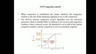 Communication networks / unit-4 / TCP congestion control /MAMSE