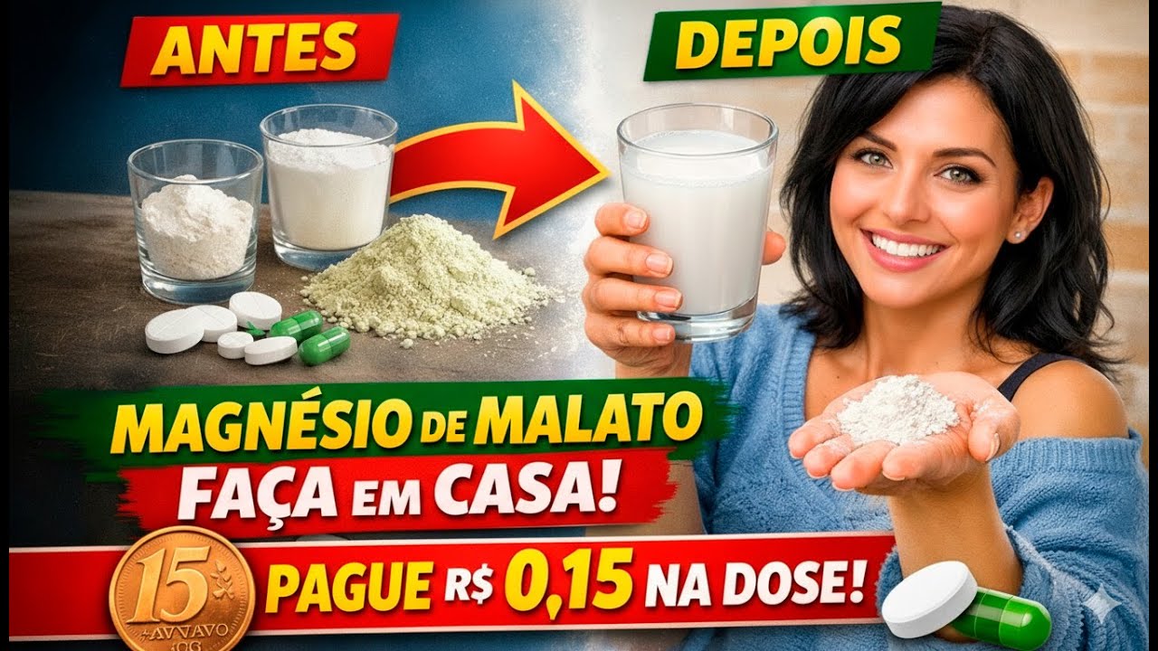 Como Fazer MAGNÉSIO DIMALATO em Casa e Pagar Centavos! (Receita Completa)
