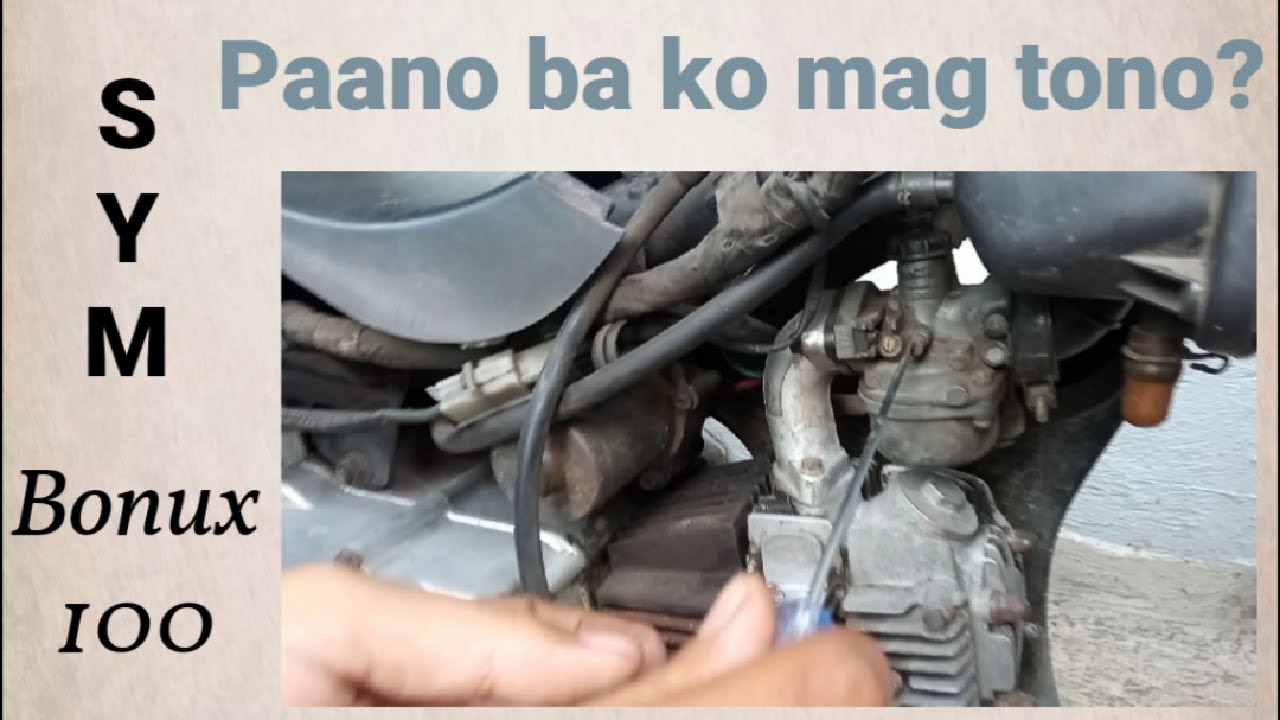 Pagtotono ng carburador - Sym Bonus 100