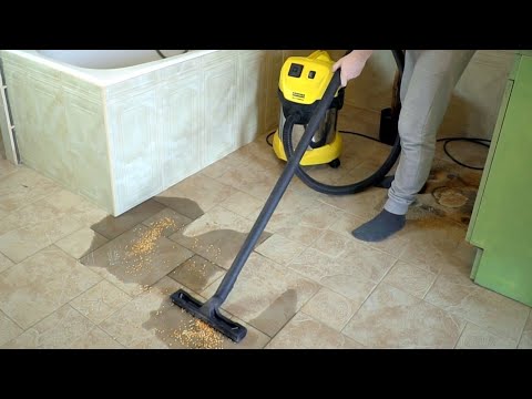 Пылесос водосос KARCHER WD-3 Всё чего Вы могли НЕ знать.