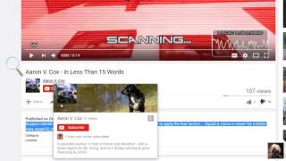 Aaron V. Cox "A PEACEFUL WARRIOR" And His :( Racist Remarks... Squirrel Team 6 Doxing People On YT
