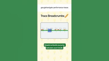 Navigate traces with DevTools breadcrumbs