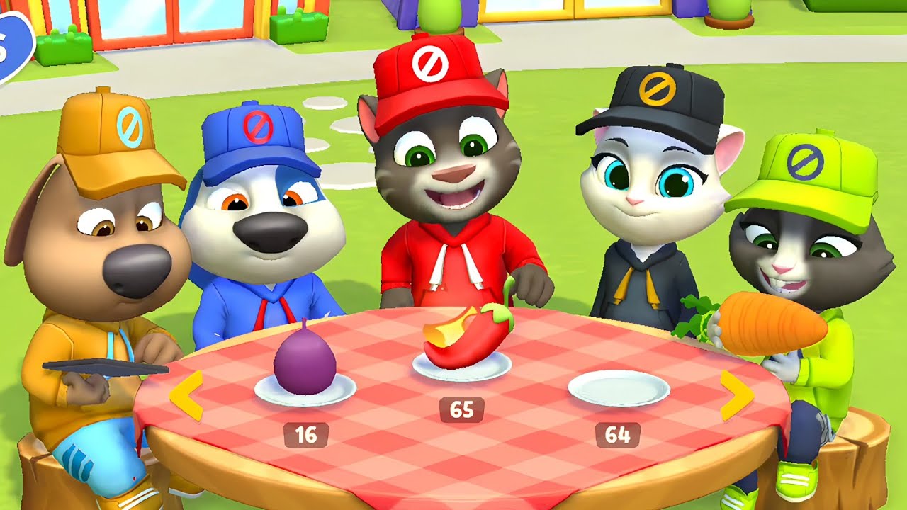 My Talking Tom Friends 2 All colors of sweatshirts Gameplay Android ios