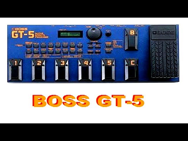 Boss GT-5 multi-effects pedal demo. What's not to love about this