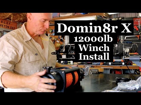 How to Install a winch, Domin8r X 12000lb, Isuzu Dmax.