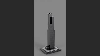 Satisfying Digital LEGO Build: Sears Tower - 21000 - 2008 #shorts