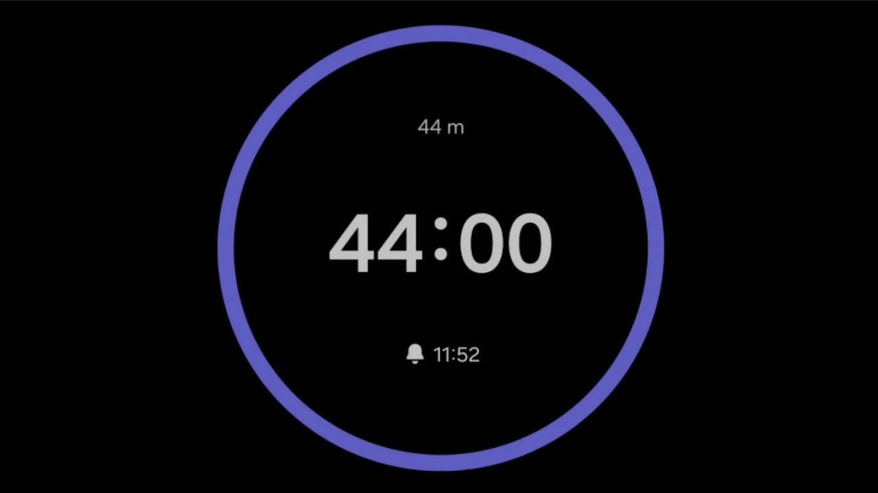 44 Minute Exact Timer Without Sound at Classroom 