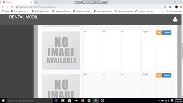 aplikasi rental mobil #1 berbasis php dan mysql