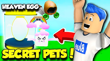 Getting INSANE SECRET PETS In Tapping Simulator Heaven Egg Update And I FOUND THIS... (Roblox)
