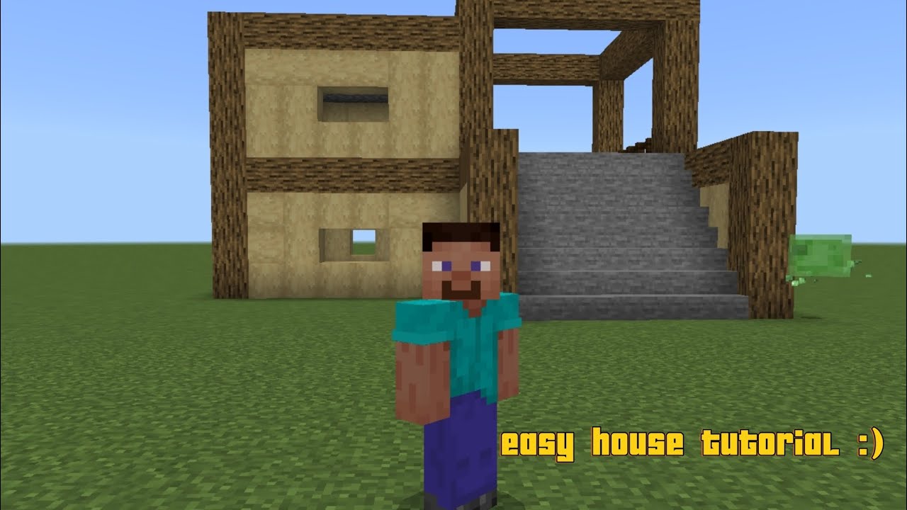 Easy house tutorial || Minecraft - YouTube