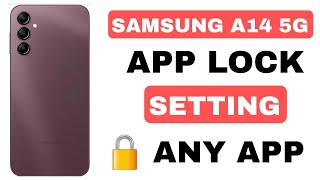 Samsung A14 5G App Lock setting || How To Lock apps in samsung A14 5G || screenshot 5
