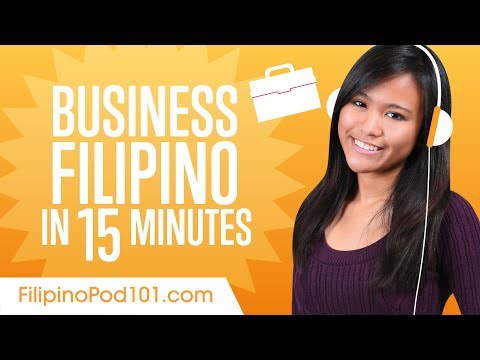 Learn Filipino Business Language in 15 Minutes