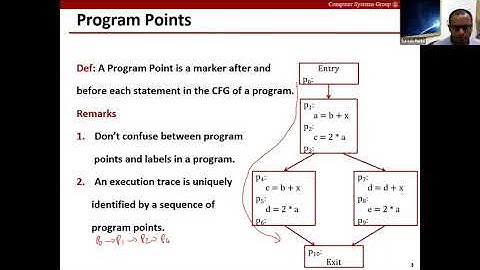 L22 Data Flow Analysis Examples