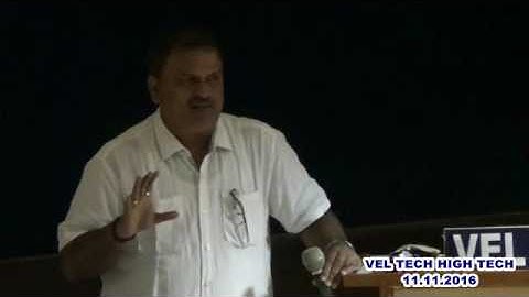 2016 11 11 VELTECH HIGHTECH DEPT OF MBA GUEST LECTURE