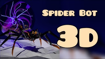 Low poly mechanical spider 3d modeling (Autodesk Maya 2020)