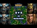 Grubby | Warcraft 3 The Frozen Throne | UDx2 v Orc & HU - Fun 2v2 on Basalt Basin