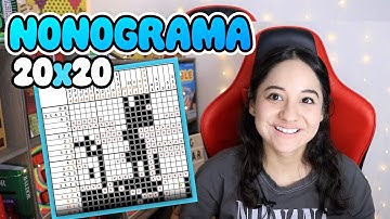 RESOLVIENDO UN NONOGRAMA DE 20x20 | PASO A PASO | Nayeli