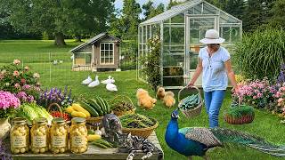 What Makes a Simple Life Beautiful 🌸 Blooming Gardens, First Summer Harvest & My Animals