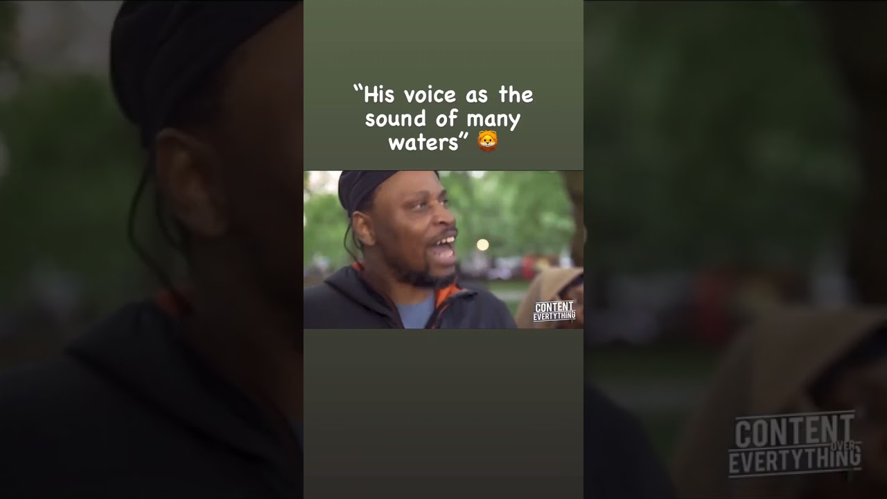 “His voice as the sound of many waters”… ever wondered what that really meant?