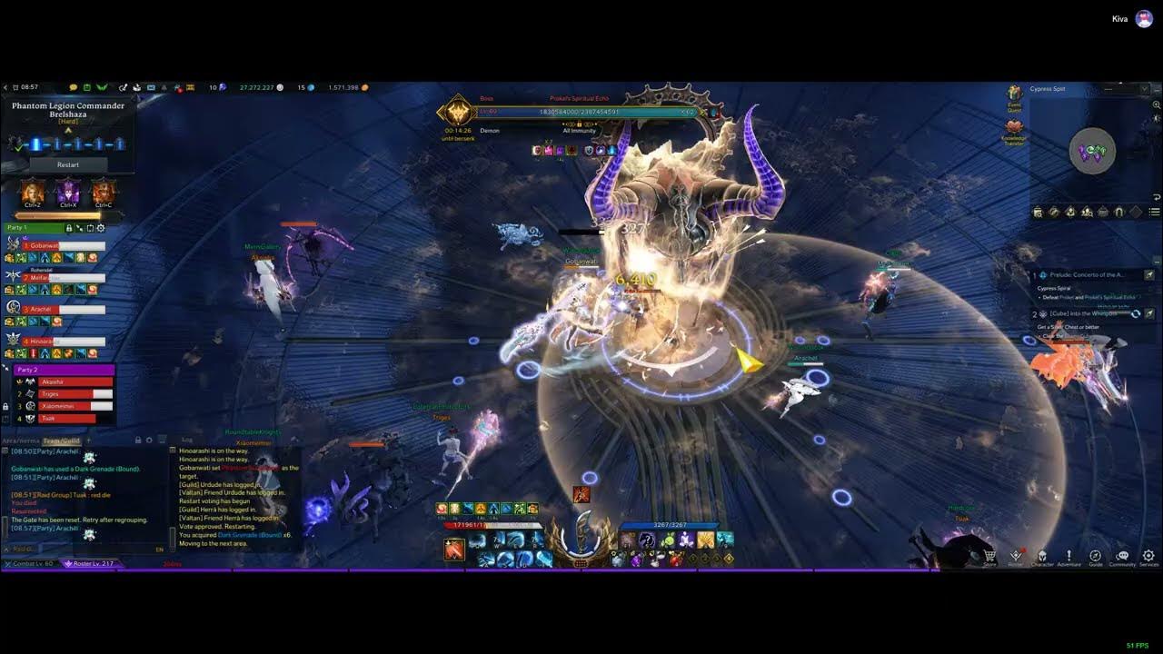 Lost Ark 1540 Control Glaivier Solo Prokel Brelsazha Hard Gate 2