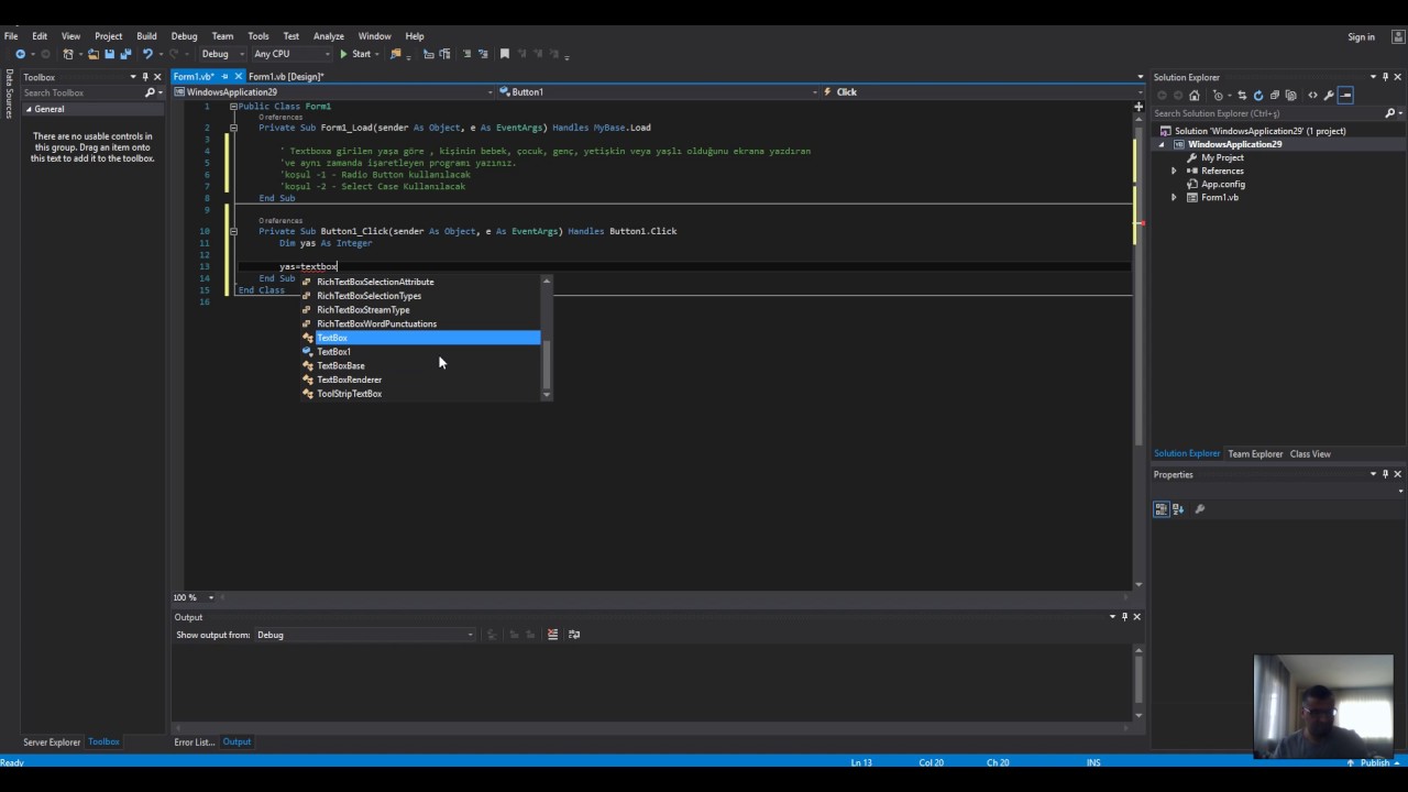 Visual Basic Soru Örnekleri 012 Select Case ve Radio Button Kullanımı ...