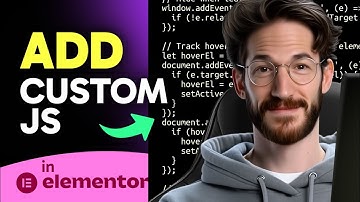 How to ADD CUSTOM JS in Elementor (Step by Step) 2025
