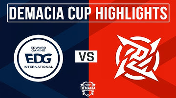 EDG vs NIP Highlights ALL GAMES | Demacia Cup 2025 | EDward Gaming vs Ninjas in Pyjamas