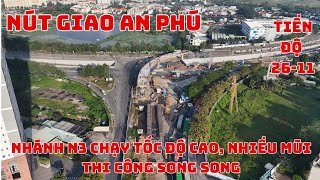 Cập Nhật Hiện Trường Nhánh N3 Nút Giao An Phú Nhiều Mũi Thi Công N4 Tiến Vào Lắp Ván Khuôn