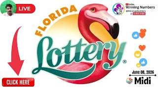 Tiraj Florida En Direct 08 Juin 2026, Florida Midi, Lottery Florida #resultat #Florida #boulcho