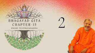 2 of 7 | Bhagavad Gita Chapter 15 | Swami Tejomayananda | Essence of Gita | #ChinmayaMission