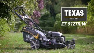 STRONG AND MANEUVERABLE LAWN MOWING | ZT 512TR/W | TEXAS lawn mower 🇬🇧