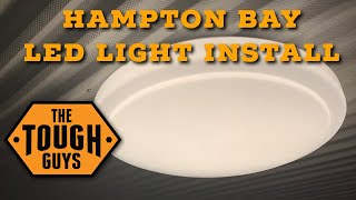 How to install Hampton Bay 20in LED Light!