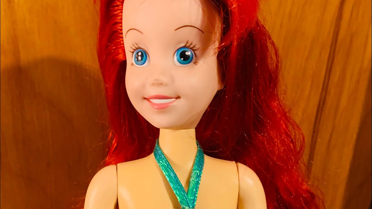 Ultra Rare Disney Vintage Tyco Singing Ariel Doll 1992 YouTube