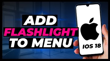 How to Add Flashlight to Control Center on iPhone - iOS 18