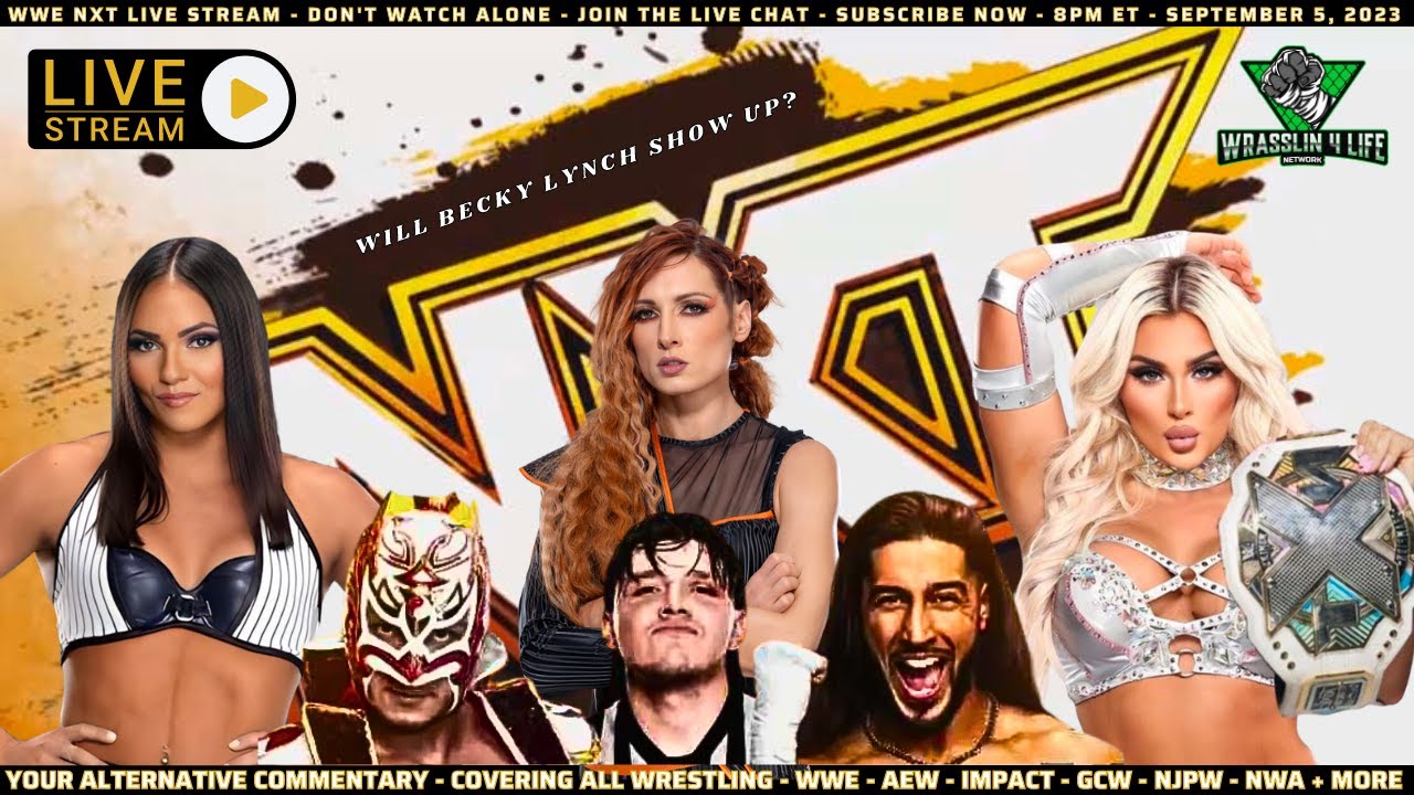 WWE NXT Live Stream - Womens Title on the Line - Join the Live Chat - Dont Watch Alone