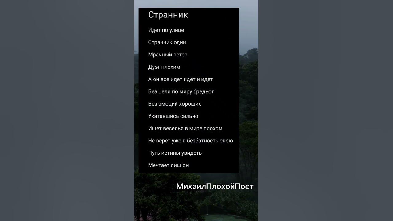 Стих: Странник. Поддержите ролик лайком и коментом) #душа #стихи # ...