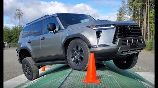 2024 Lexus GX 550  Overtrail Off Road training Day Teaser from Vancouver Island Motorsport Circuit